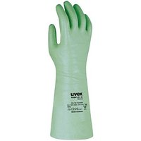 uvex unisex Arbeitshandschuhe Profas Rubiflex NB 35 S grün Größe 9, 1 Paar von Uvex