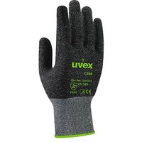 uvex unisex Schnittschutzhandschuhe C300 dry anthrazit Größe 9, 1 Paar von Uvex