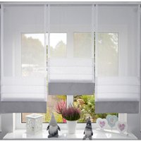 Moderne Design Gardine Graue Scheibengardine Raffrollo Klettband Vorhang Tunel Paneele Fertiggardinen Gardinenband Weiße Fensterdekoration von Uvivu