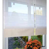 Moderne Design Gardine Weiße Scheibengardine Raffrollo Klettband Vorhang Tunel Paneele Fertiggardinen Gardinenband Beige Fensterdekoration von Uvivu