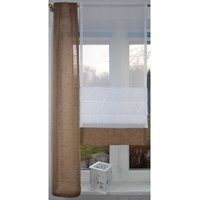Moderne Design Gardine Weiße Scheibengardine Raffrollo Klettband Vorhang Tunel Paneele Fertiggardinen Gardinenband Braune Fensterdekoration von Uvivu