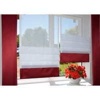 Moderne Design Gardine Weiße Scheibengardine Raffrollo Klettband Vorhang Tunnel Paneele Fertiggardinen Gardinenband Fensterdekoration Beeren von Uvivu