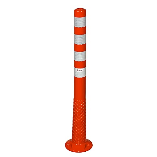 1 Stück - UvV-Reflex Absperrpfosten, Poller 100 cm hoch, flexibel orange, reflektierend, selbstaufrichtend 1 Stück - UvV-Reflex Absperrpfosten, Poller 100 cm hoch, flexibel orange, reflektierend, selbstaufrichtend von UvV