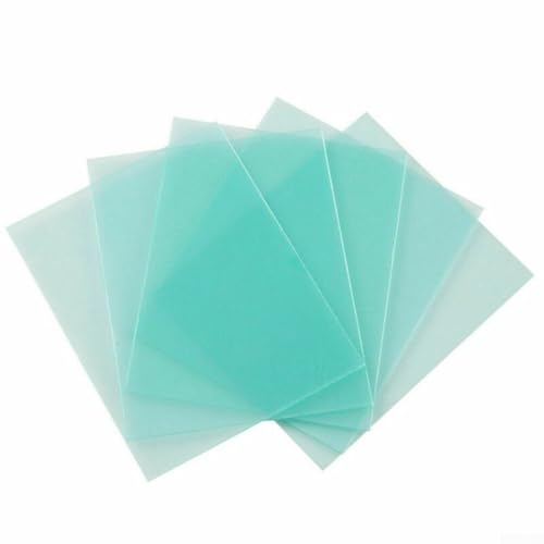 For Welding Protection Solution Set of 10 Clear Lens Plates Compatible with Helmets (110 * 90mm) von Uwithdanceme