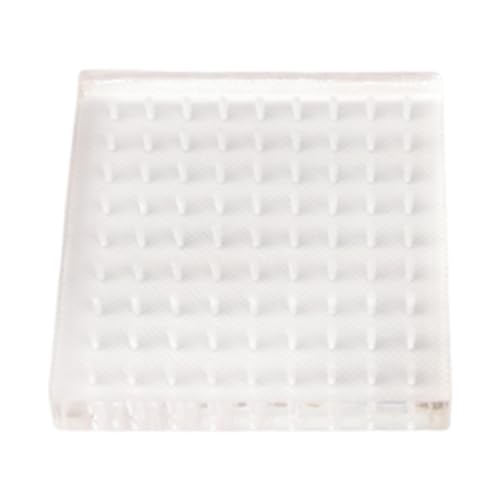 UxicRuya Acryl Ton Puppe Bord Figur Stecker Bord Handgemachte Tragbare Praktische Zubehör Ton Figur Display Rack, Quadrat von UxicRuya