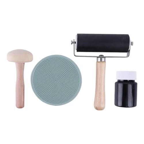 UxicRuya Ergonomische Stickwalze Aus Hartgummi für Bastelarbeiten, Druckwerkzeuge für Kunstdrucke, Gravuren Und Est UxicRuya Ergonomische Stickwalze Aus Hartgummi für Bastelarbeiten, Druckwerkzeuge für Kunstdrucke, Gravuren Und Est von UxicRuya