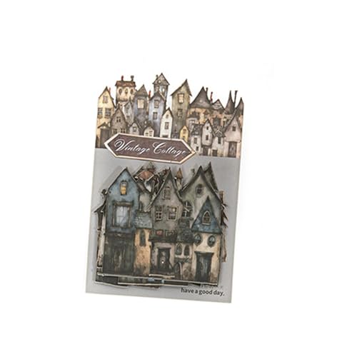 UxicRuya Packung mit 15 Dekorativen Kartonaufklebern für Scrapbooking, Planer, Geschenkverpackungen, Style E UxicRuya Packung mit 15 Dekorativen Kartonaufklebern für Scrapbooking, Planer, Geschenkverpackungen, Style E von UxicRuya