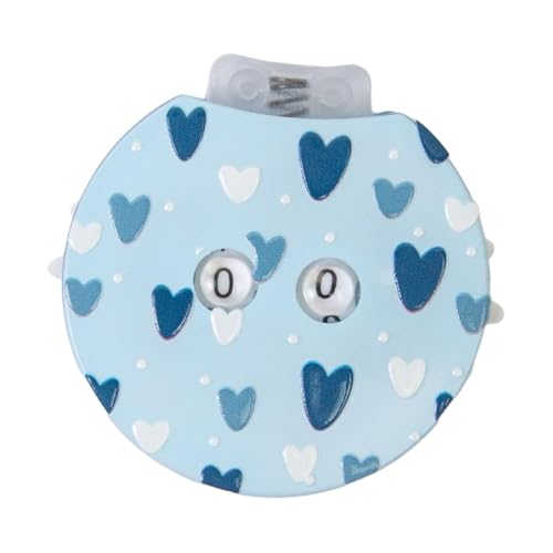 UxicRuya Strickzähler, Markierungswerkzeug für Stricknadeln, Kompaktes Und Leichtes Nähzubehör, Mini Näh Und Häkelzähler, Blau von UxicRuya