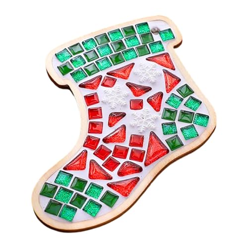 UxicRuya Untersetzer, Untersetzer Set, Ornamente, Weihnachtskunst, DIY Mosaikfliesen, Socke UxicRuya Untersetzer, Untersetzer Set, Ornamente, Weihnachtskunst, DIY Mosaikfliesen, Socke von UxicRuya