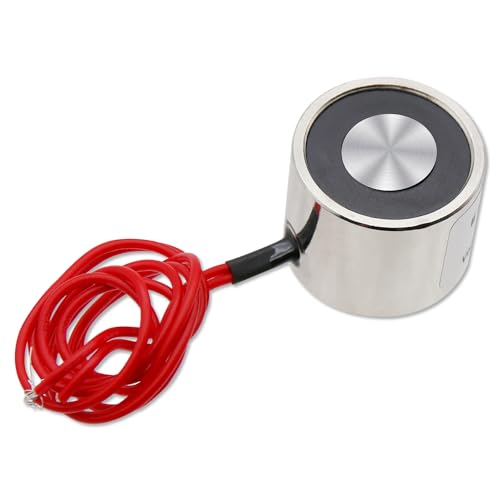 Elektromagnet - P25/20 DC 6V 50N 11LB/5Kg - 25 x 20mm Sauggreifer Runder Elektro-Magnet von Uxney