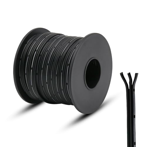 Uxney 24AWG Elektrikrahtkabel ， 30Meter 3 Leiter Schwarzes Kabel Stranded Dedes Copper Draht, der in der Elektronikindustrie weit verbreitet ist von Uxney