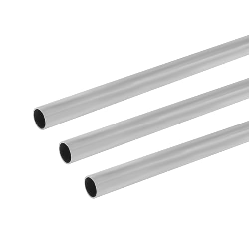 Uxney Aluminiumrohr, Ø 15 mm x 1 mm x 250mm Länge Rundrohr Aluminium Alu für Heimwerker, Industrie, Dekoration (3 Stück) von Uxney