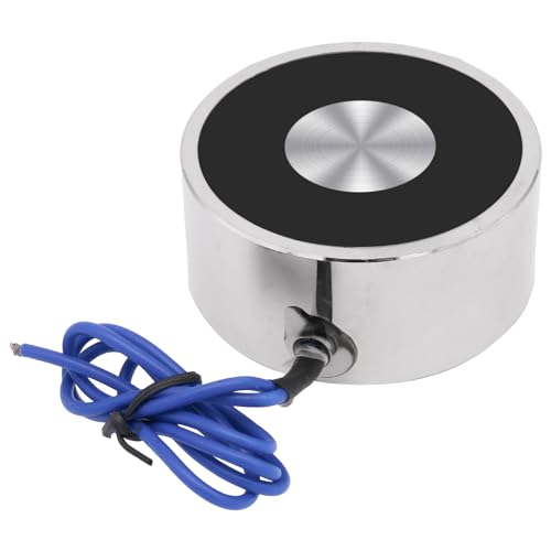 Uxney DC 12V 800N 176LB/80Kg Saug-Halte-Sauger Runder Elektromagnet Hubzylinder 65 x 30 mm von Uxney