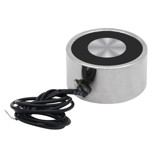Uxney DC 24V 180N 39LB/18Kg Saug-Haltesauger Runder Elektromagnet Magnet-Hubzylinder 34 x 18 mm von Uxney