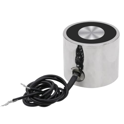 Uxney DC 24V 300N 66LB/30Kg Sucker Elektromagnet Magnet Hubzylinder hält Runden 35 x 30 mm von Uxney