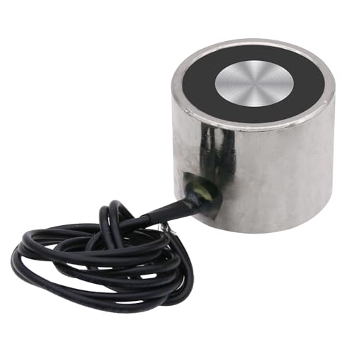 Uxney DC 24V 50N 11LB/5Kg Saug-Haltesauger Runder Elektromagnet Hubzylinder 25 x 20 mm von Uxney