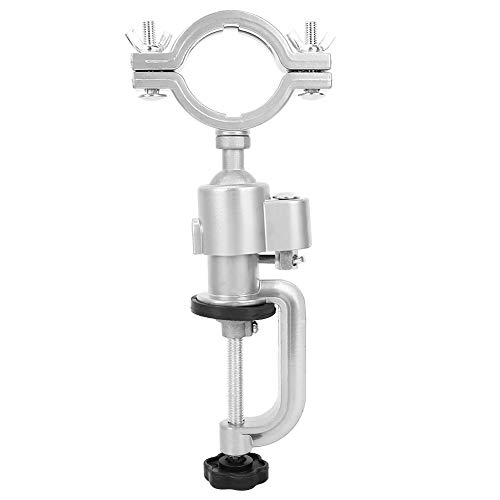 Bracket Bench Clamp, Schraubstangenbasis Langlebig 360° Rotation Bohrmaschinenhalter Schleiferhalter Elektrischer Schleiferständer zur Befestigung von Drehwerkzeugen von Uxsiya