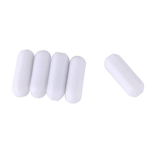 Korrosionsbeständigkeit PTFE Flea Lab 5-teiliger Magnetmischer Typ C Magnetrührstab Max 250 ℃ Hochschmierung für Magnetmischer(C5*15 mm) von Uxsiya