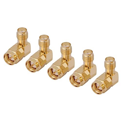 Rechtwinkliger SMA-Stecker, SMA-Stecker auf Buchse, 90-Grad-Winkel, 0 Bis 6 GHz, für den Anschluss für Kleine Gewindeverbindungen von Uxsiya