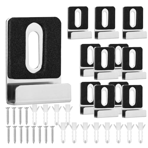 Uxsjakjsd 12 Stücke Metall Halter Kit Gummi Pads Haken Aufhänger Hardware von Uxsjakjsd