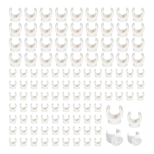 Uxsjakjsd 150 Stück PEX-Rohrschellenclips 1/2 3/4 U-Haken PEX-Klemmen PVC-Wasserrohr-Stützhalter-Buchse PEX-Clips Aufhänger von Uxsjakjsd