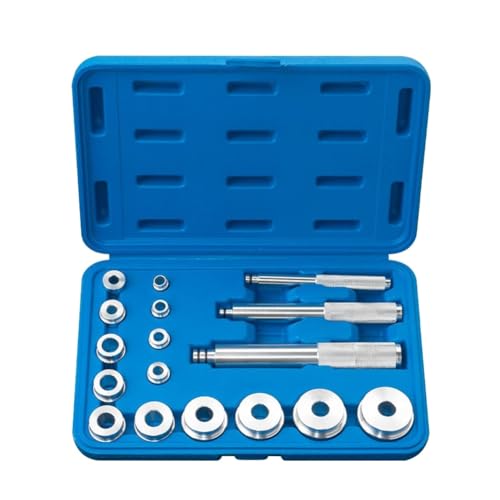 Uxsjakjsd 17-Teiliges Lagerring- und Dichtungsmontage-Treiberset, Aluminiumlegierung-Radlagerring- und Dichtungstreiberset, Demontagewerkzeug von Uxsjakjsd