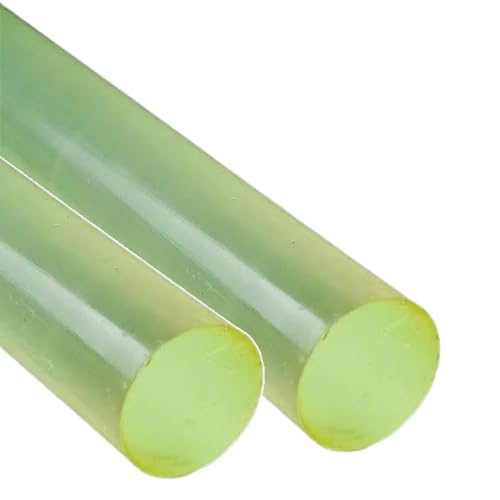 Uxsjakjsd 2pcs PU -Verbindungsmaschinerie Fester Polyurethan Rundstange Hohe Elastische Gummi -Stoßdämpfungsstangenstangen Durchmesser von Uxsjakjsd