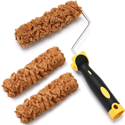 Uxsjakjsd 3 PCs Lackwalzen Kit 6 Texturmuster Roller -Pinsel -Werkzeug mit Roller -Rahmen -Schwammpinsel Uxsjakjsd 3 PCs Lackwalzen Kit 6 Texturmuster Roller -Pinsel -Werkzeug mit Roller -Rahmen -Schwammpinsel von Uxsjakjsd