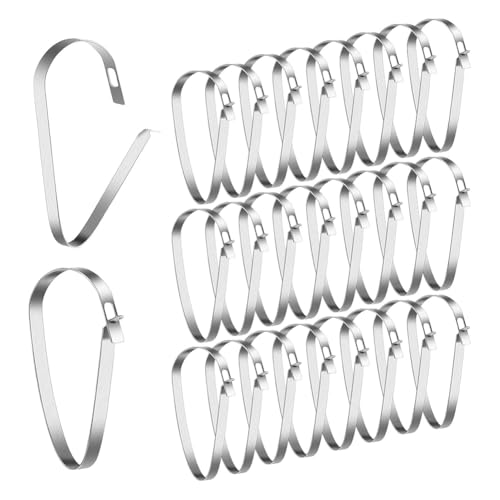 Uxsjakjsd 30 Stück Edelstahl-Schildreiter-Clips Aus Metall zum Aufhängen Von Großen Schild-Reitern für Immobilienanzeigen Uxsjakjsd 30 Stück Edelstahl-Schildreiter-Clips Aus Metall zum Aufhängen Von Großen Schild-Reitern für Immobilienanzeigen von Uxsjakjsd