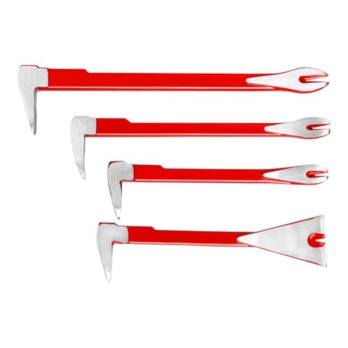 Uxsjakjsd 4-Teiliges Nagelzieher-Werkzeugset, 12, 1, 8 - Hochleistungs- und Mini-Brechstange, für Heimwerkerarbeiten und Holzarbeiten Uxsjakjsd 4-Teiliges Nagelzieher-Werkzeugset, 12, 1, 8 - Hochleistungs- und Mini-Brechstange, für Heimwerkerarbeiten und Holzarbeiten von Uxsjakjsd