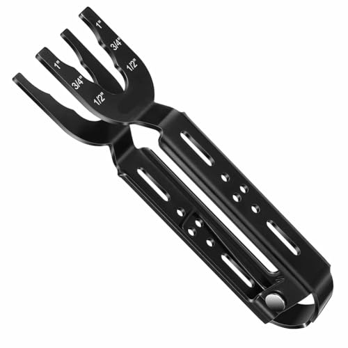 Uxsjakjsd 5 Blade Crimper für Herdrohrkanal HVAC -Gutter -Blech -Crimp -Reparaturwerkzeug 1/2 "3/4" 1 "1" 1 "Entfernungstool Rohrleitungswerkzeug und Unterbrechungstromwerkzeug von Uxsjakjsd