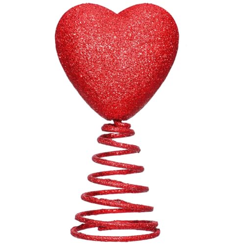 Uxsjakjsd 5 Mini-Baumspitze zum Valentinstag, Glitzernde Herzen, Baumspitze für Mini-Valentinstagsbäume, Valentinstags-Herzen-Dekoration Uxsjakjsd 5 Mini-Baumspitze zum Valentinstag, Glitzernde Herzen, Baumspitze für Mini-Valentinstagsbäume, Valentinstags-Herzen-Dekoration von Uxsjakjsd