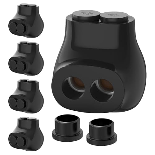 Uxsjakjsd 5 Pcs Isolierte Multi-Kabel-Stecker 2 Anschluss Eingangspleiß Spleiß Elektrischer Stromanschluss Aluminium An Kupferdrahtanschlüsse Aluminium An Kupferdrahtanschlüsse 4-14 AWG von Uxsjakjsd