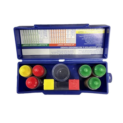 Uxsjakjsd 5-Wege-Testkit für Pool & SPA Säurebedarf Chlor Gesamtalkalität Brom PH-Wasserqualitätstester-Set 5-In-1 Schwimmbecken-Testbox Uxsjakjsd 5-Wege-Testkit für Pool & SPA Säurebedarf Chlor Gesamtalkalität Brom PH-Wasserqualitätstester-Set 5-In-1 Schwimmbecken-Testbox von Uxsjakjsd