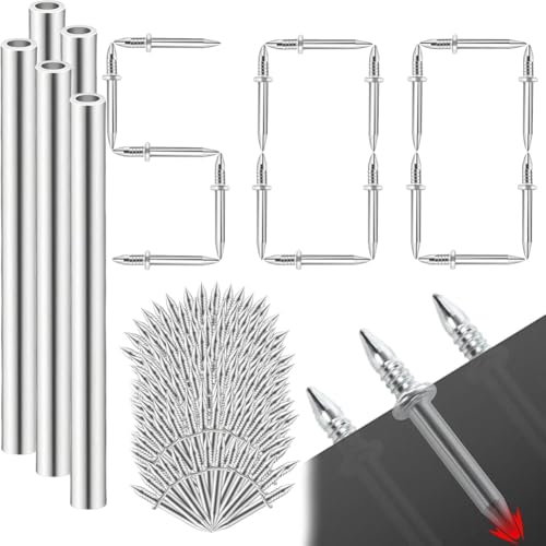 Uxsjakjsd 500 Stück Hardware-Nägel Aus Karbonstahl für Nahtlose Installation, Nahtlose Nägel mit Doppelkopf-Sockelgewinde, Sockelmarkierung Uxsjakjsd 500 Stück Hardware-Nägel Aus Karbonstahl für Nahtlose Installation, Nahtlose Nägel mit Doppelkopf-Sockelgewinde, Sockelmarkierung von Uxsjakjsd