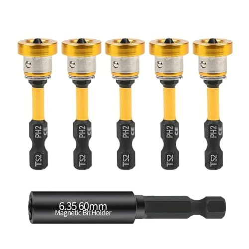Uxsjakjsd 5pcs 50 mm Positionierungsschraubendreher Bits S2 Trockenbauschraube für Gipskartonplatten Gipsrettschraube Treiber Werkzeuge Uxsjakjsd 5pcs 50 mm Positionierungsschraubendreher Bits S2 Trockenbauschraube für Gipskartonplatten Gipsrettschraube Treiber Werkzeuge von Uxsjakjsd