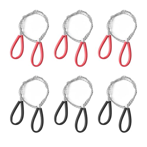 Uxsjakjsd 6-Teiliges Set Aus Rostfreiem Stahldrahtsäge für Notfälle, Hand-Metallsäge für PVC-Rohre von Uxsjakjsd
