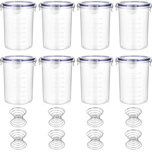 Uxsjakjsd 8pcs Plastikfarben -Lackierbehälter 1000 Ml mit Mischkugel Luftdicht Leere Farbdosen Deckel für Übrig Gebliebene Farbe Uxsjakjsd 8pcs Plastikfarben -Lackierbehälter 1000 Ml mit Mischkugel Luftdicht Leere Farbdosen Deckel für Übrig Gebliebene Farbe von Uxsjakjsd