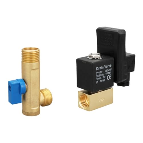 Uxsjakjsd Automatisches Ablauf-Solenoidventil für Luftkompressor-Filtertrockner - Einfache Installation OPT-A-AC220V (Geteilt) von Uxsjakjsd