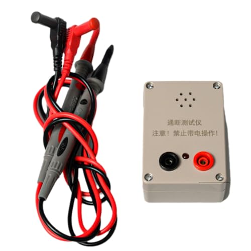 Uxsjakjsd Continuity Tester 9V Ein-Off-Schalter-Tester-Kontinuitätstester für Schaltungsmessungen für Kabelweginstrumenten-Instrumente von Uxsjakjsd