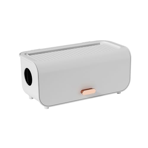 Uxsjakjsd Desktop -Kabel -Aufbewahrungsbox Kabel Wickler Organizer Staubdichtes Wasserdichtes von Uxsjakjsd