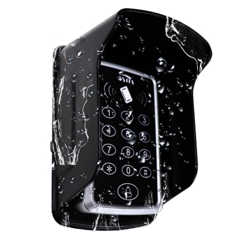 Uxsjakjsd EM4100 TK4100 RFID -Tastatur -Zugangskontrollsystem Wasserdichte Außenabdeckungsstocktüröffner für die Schlosstastatur von Uxsjakjsd