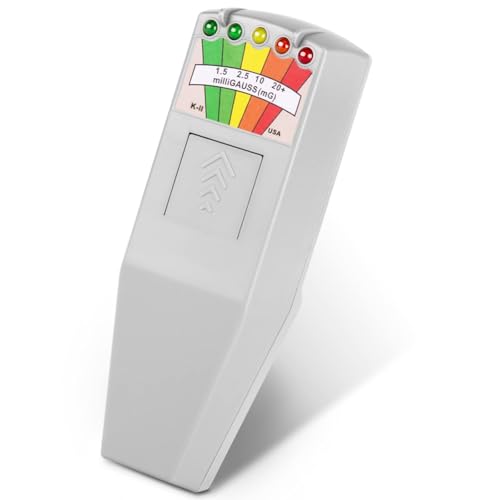 Uxsjakjsd Elektromagnetisches Feldstrahlungsmessgerät Ghosts Paranormale Ausrüstung Detektor 5 LED Gauss EMF Meter B von Uxsjakjsd