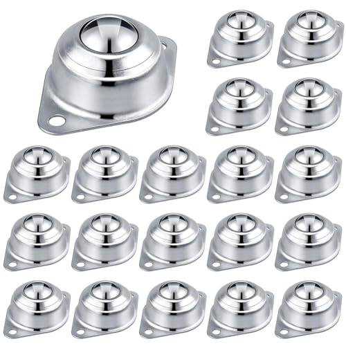 Uxsjakjsd Förderrollen, 1-Stützrollenlager, 20 Stück Rollenkugeln für Sanfte 360-Grad-Drehung, Pickup-Ladefläche Uxsjakjsd Förderrollen, 1-Stützrollenlager, 20 Stück Rollenkugeln für Sanfte 360-Grad-Drehung, Pickup-Ladefläche von Uxsjakjsd