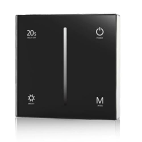 Uxsjakjsd Für AC 110V 230 V Triac Dimmer Ultraempfindlich Hochfestes Glas Touch 86 Panel FADE - für AC Dimmable LED -Lampen Schwarz Uxsjakjsd Für AC 110V 230 V Triac Dimmer Ultraempfindlich Hochfestes Glas Touch 86 Panel FADE - für AC Dimmable LED -Lampen Schwarz von Uxsjakjsd