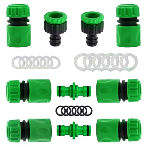 Uxsjakjsd Gartenschlauchanschlüsse und Armaturen Plastikgartenschlauch Tippanschluss Kit Doppelte Männliche Stecker von Uxsjakjsd