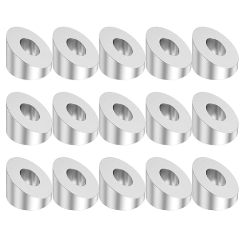 Uxsjakjsd Geländerhardware Unsichtbarer Kabel 15 PCs 1/4 ID Edelstahl 30-Grad- Abgeschrägt von Uxsjakjsd