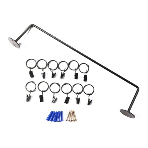 Uxsjakjsd Hängende Mehrzweck-Kleiderstange mit Eisenring, Kleider-Organizer mit Haken, Handtuchhalter für Küche und Bad Uxsjakjsd Hängende Mehrzweck-Kleiderstange mit Eisenring, Kleider-Organizer mit Haken, Handtuchhalter für Küche und Bad von Uxsjakjsd