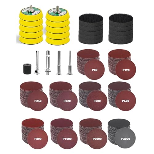 Uxsjakjsd Haken- und Loop -Schleifscheiben Schleifenscheiben Schleifenscheiben -Kit Schleifen Uxsjakjsd Haken- und Loop -Schleifscheiben Schleifenscheiben Schleifenscheiben -Kit Schleifen von Uxsjakjsd