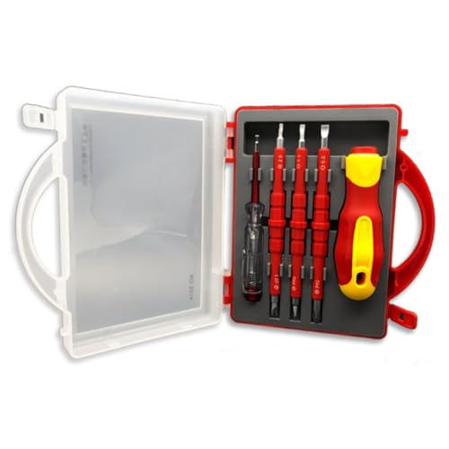 Uxsjakjsd Isolierter Schraubendreher Eingestellt 5 in 1 Multifunktionales Dual -Zweck -Schraubendreher mit Elektrischem Stift mit Magnet von Uxsjakjsd